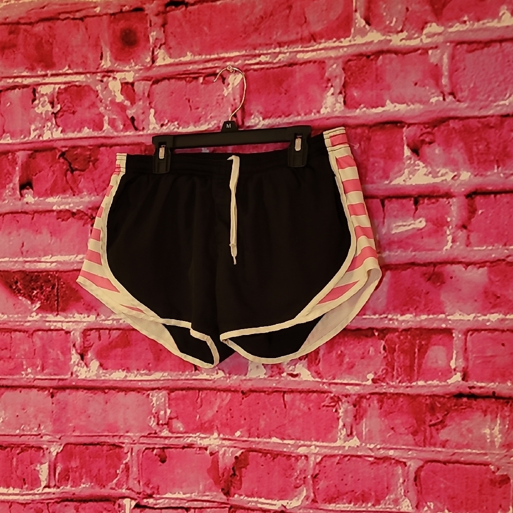 Women's Black and Pink SOFFE Shorts